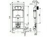 Система инсталляции для унитаза Sanit 995 90.721.00.0000