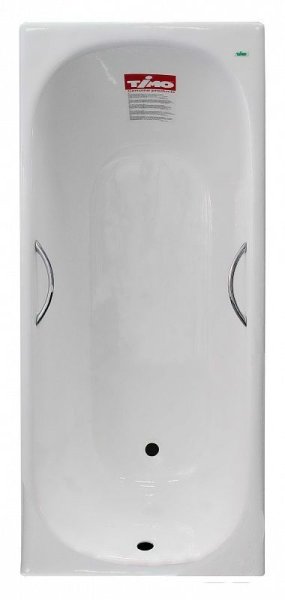 Чугунная ванна Timo Standart 3V 170x75 с ручками