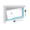 Душевой уголок Ravak 10° 10AP4-120/90 0ZVG70100Z1 Transparent, белый