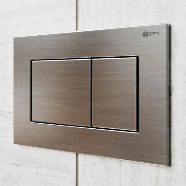 Кнопка смыва Point Ника PN44081SB для инсталляции, нержавеющая сталь