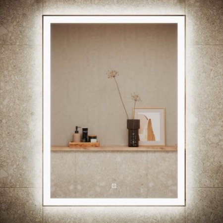 Зеркало для ванной комнаты SANCOS City 600х800 c  подсветкой , CI600