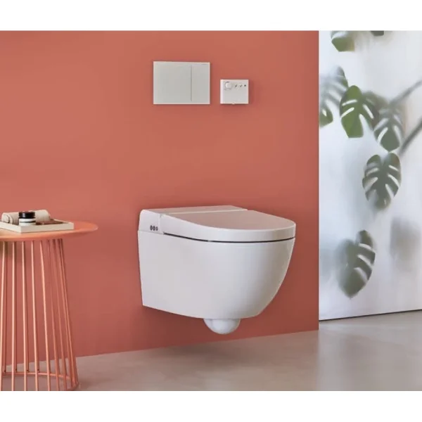 Электронный унитаз-биде подвесной Catalano CataClean 01-1111590001 безободковый, торнадо, с сиденьем микролифт, белый глянец