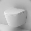 Унитаз подвесной FlashClean с сиденьем микролифт AM.PM Sense C741701SC, Белый