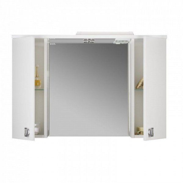 Зеркало-шкаф IDDIS Rise 90 белый (RIWGS9WT0WOS0iHY99TV)