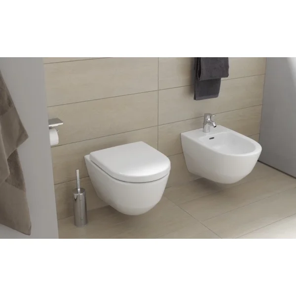 Унитаз подвесной Laufen Pro 6.2096.6.395.000.1 безободковый, с сиденьем микролифт, белый