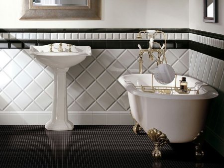 Чугунная ванна Devon&Devon Admiral 2MRADMIRALOTDD+IMBDEVON ножки золото