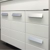 Тумба-умывальник COMFORTY "Модена М-90" белая матовая  с раковиной Quadro 90