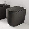 Чаша для приставного унитаза Kerasan Nolita 531831 черный матовый