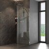 Обратная панель WasserKRAFT Aller 10H 10H10-RP100 профиль хром, стекло прозрачное