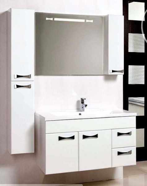 Тумба с раковиной Aquaton Диор 1A167701DR010 100 раковина Премьер, белый