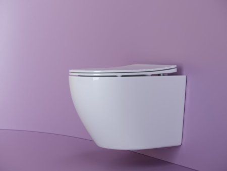 Унитаз подвесной Ceramica Nova Uno CN11001 микролифт, белый