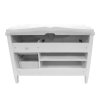 Тумба-умывальник COMFORTY "Севилья-100" слоновая кость с раковиной COMFORTY Т-9315
