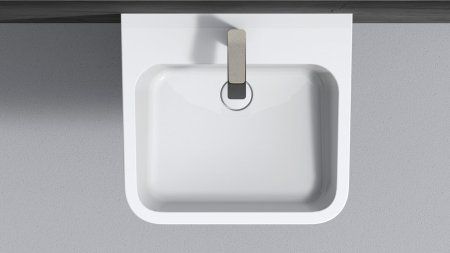 Раковина ARROW AGP32037C 55x50 см с полупьедестал AGL9605C