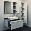 Тумба-умывальник COMFORTY Comforty Милан-90 белая со светло-серой столешницей с раковиной Comforty 78189