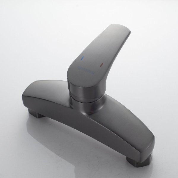 Смеситель для душевой кабины однорычажный  Shevanik S5016T, Оружейная сталь