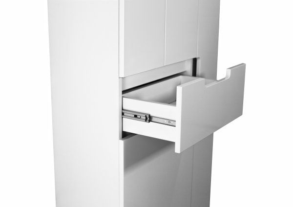 Колонна Style Line "Оптима 700" напольная (1ящ, отделение под халаты) Style Line ЛС-000010058, Белый