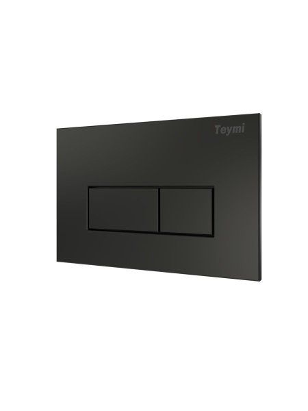 Клавиша смыва Teymi Helmi, двойной смыв, черный матовый T70203BM