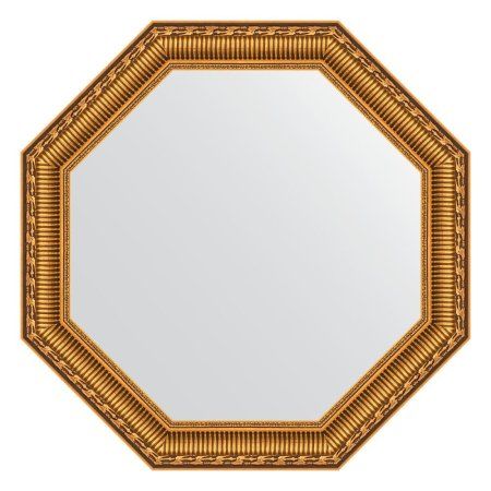 Зеркало Evoform Octagon BY 3983 55x55 золотой акведук