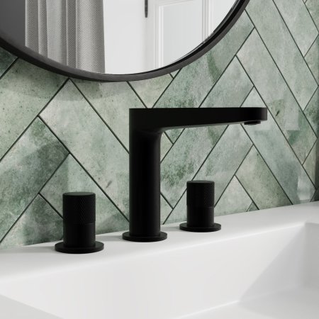 Встраиваемый смеситель для раковины WasserKRAFT Fulda 5200 5235 черный