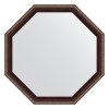 Зеркало Evoform Octagon BY 7397 64x64 махагон с орнаментом
