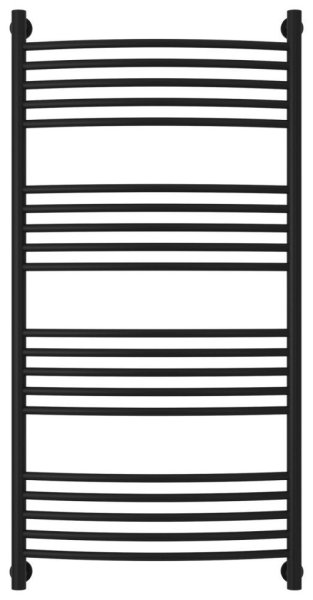 Полотенцесушитель водяной Сунержа Богема+ выгнутая 31-0221-1260 1200x600 черный матовый