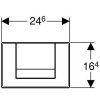 Кнопка смыва Geberit Tango 115.760.EP.1 бежевый
