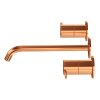 Смеситель для раковины встраиваемый CEZARES LEAF-BLI3L-L-SS