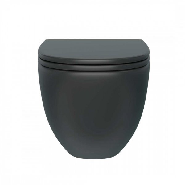 Унитаз подвесной Maretti Elena безободковый с микролифтом, EA10PBM61-560, черный