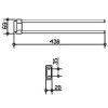 Полотенцедержатель Keuco Plan 14918010000 двойной