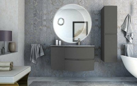 Шкаф Cezares Vague 54907 34 L grigio talpa opaco