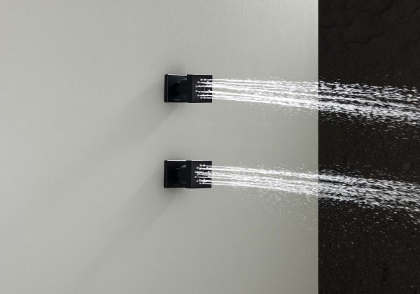 Боковая форсунка 50*50 AQUATEK, матовый черный AQ2098MB , Черный матовый