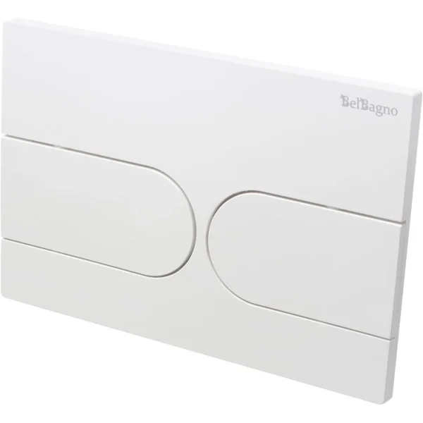 Кнопка смыва BelBagno BB-11-BL для инсталляции, белый глянец