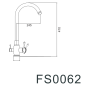 Смеситель для кухонной мойки Fmark под фильтр питьевой воды (FS0062)