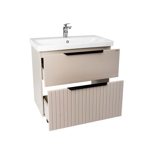 Тумба VIANT "Сицилия" MODUO 80 2 ящика капучино 425x764x820 (VSIC80MDCAP-T2Y)