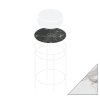 Столешница ArtCeram Vogue TFA011 94 мраморная, calacatta gold