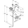 Смеситель для раковины Kludi 1926 5101005G5 хрустальные рукоятки Swarovski, хром