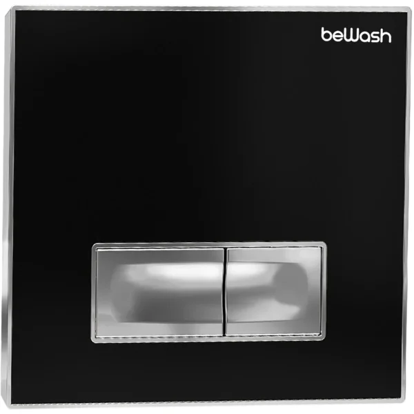 Кнопка смыва beWash Vago 500RZVP0500SYC000001 для инсталляции, черный/хром