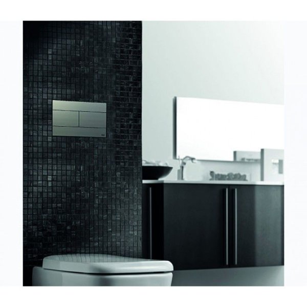 Кнопка смыва Oli Slim 057141 нержавеющая сталь