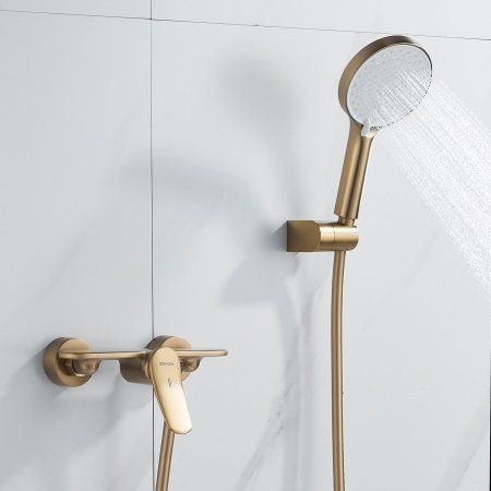 Смеситель  для душа Shevanik S4LI71PR6GTF, Золотой сатин