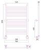 Полотенцесушитель водяной Стилье Рапсодия 80х50