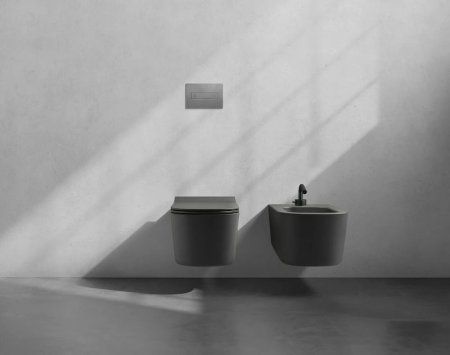 Унитаз подвесной Galassia Meg11 KIT 5486NEMT Slim черный матовый