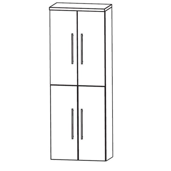 Шкаф-пенал Puris Classic Line HNA036A7(784/184) 60 дуб светлый