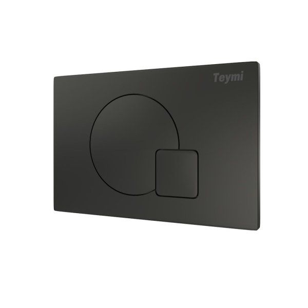Клавиша смыва Teymi Ellie, двойной смыв, черный матовый T70023BM