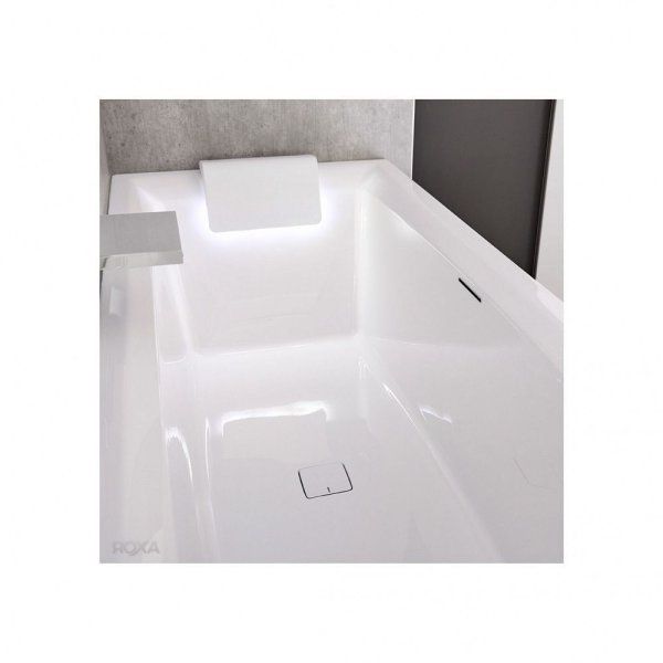 Ванна акриловая Riho Still Square BR0200500K00131 170x75 L светодиоды и подголовник слева