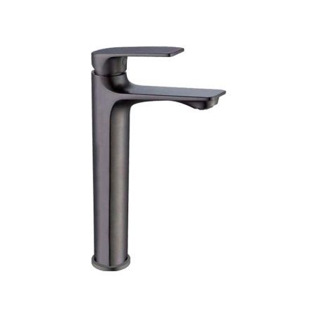 Смеситель для раковины Frap H52-69 F1052-69 высокий, оружейная сталь