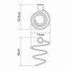 Держатель фена WasserKRAFT K-LQ10TT80XMGMOL
