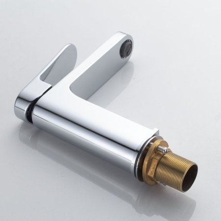 Смеситель для ванны однорычажный с гайкой Shevanik S4501, Хром