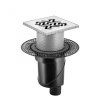 Душевой трап Berges Wasserhaus Platz Antik 090061 15x15 хром матовый