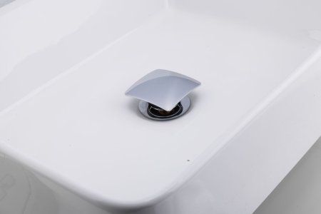 Донный клапан для раковины с переливом Frap F60-2, хром