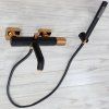 Смеситель для ванны и душа REA SALTO BLACK / ROSE GOLD черный/розовое золото настенный, REA-B6352